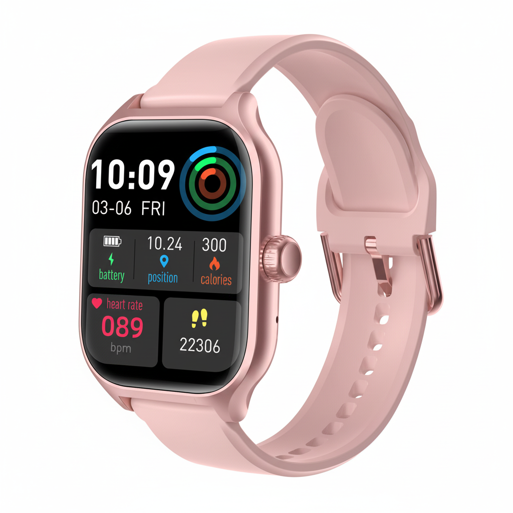 H13 Pink Smart Watch