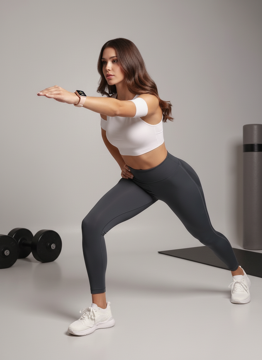 Model stretching with flesh smartwatch